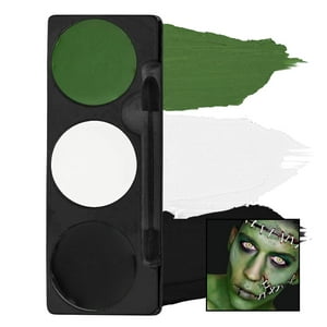 Pintura Facial Mehron Tri-Color Cream Palette 20G Monster