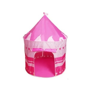 Genérico - Castillo Carpa Infantil Casa Club Para Niños Y Niñas Rosa