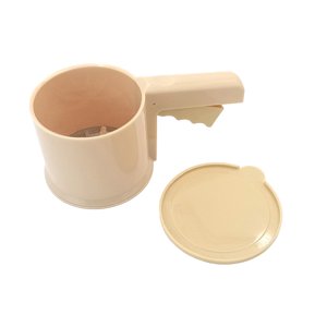 Magideal - Batidora De Azúcar En Polvo, De Acero Inoxidable, Mango Ergonómico Para Repostería , Naranja