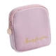 thumbnail image 5 of Bolsa de almacenamiento para almohadillas menstruales Bolsa portátil para la menstruación Accesorios fáciles de usar Flocado Bolsa duradera para el pr , Rosado, 5 of 5