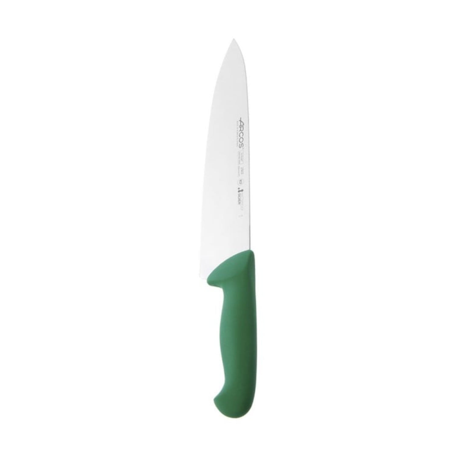Cuchillo Medio Golpe Verde 25cm Acero Inoxidable Arcos