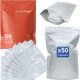 thumbnail image 1 of Bolsas Mylar FoodVault paquete de 50 20 × 30 × 10 cm 16 mil, 1 of 6