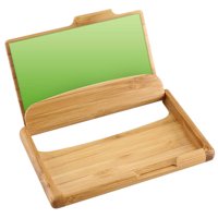 Importclick - Tarjetero Bambú Oficina Ecológico