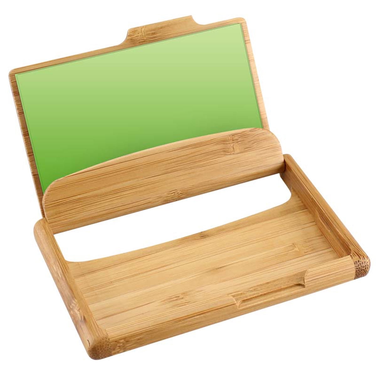 Importclick - Tarjetero Bambú Oficina Ecológico