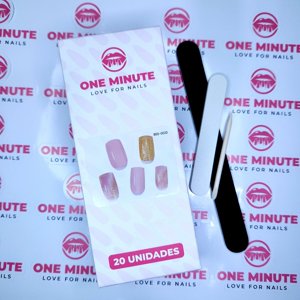 One Minute - Uñas Gel Semicuradas Diseño 020
