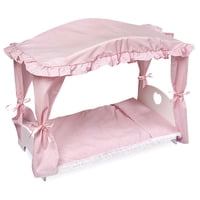 Badger Basket - Cesta Con Dosel Y Tejón Para Muñecas De 45 A 50 Cm Con Ropa De Cama