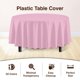 thumbnail image 3 of Juego de 6 manteles descartables redondos rosa de 213 cm – Party Solids, 3 of 7