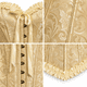 thumbnail image 3 of Corset Estilo Victoriano Con Broches Ajustable Disfraz Mujer crema L, 3 of 3