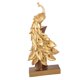 thumbnail image 4 of Estatuilla De Adorno De Estatua De Pavo Real, Regalo Para Estantería, Gabinete, Decoración Artística, Dorado S, 4 of 5