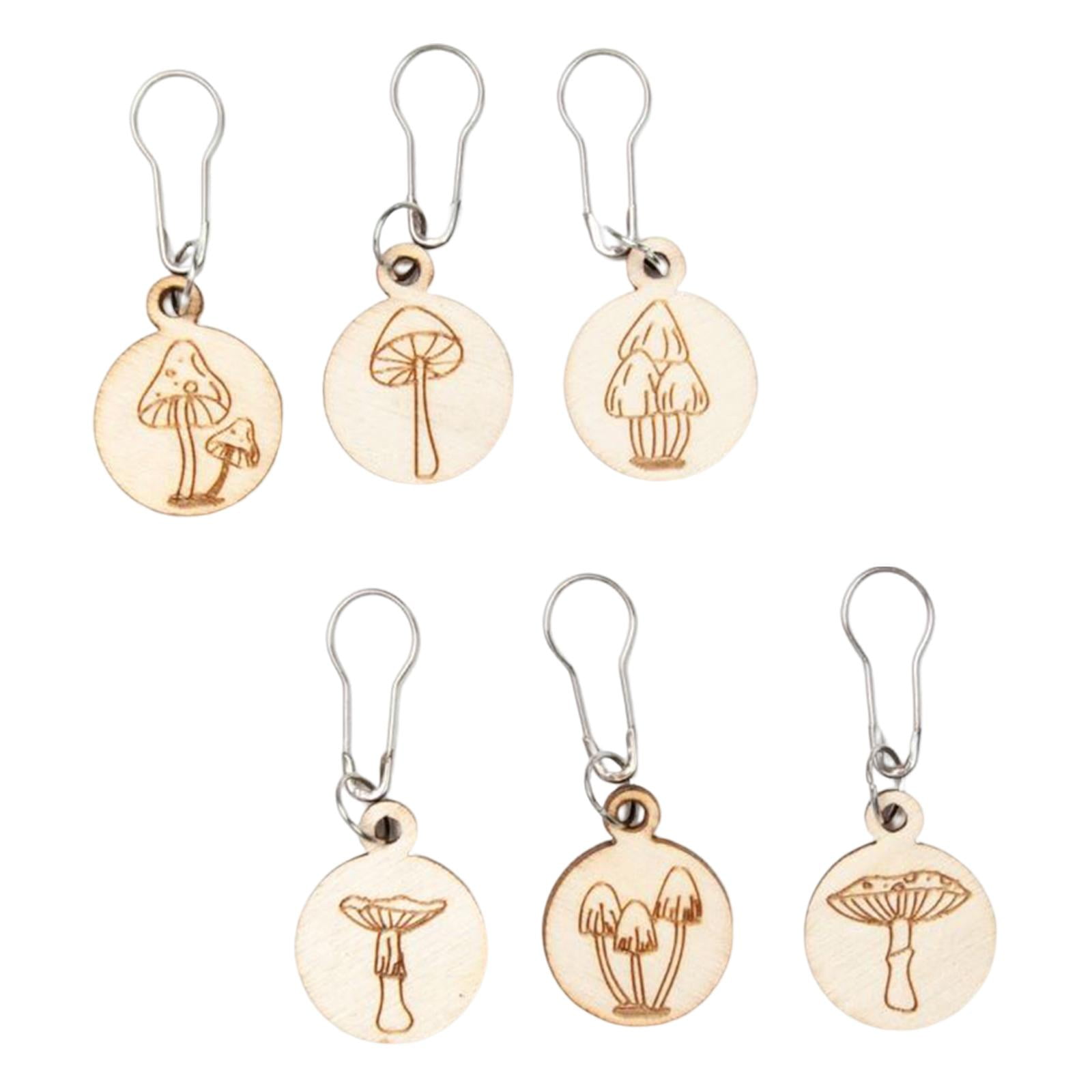 Bothyi - 6x Marcadores De Puntada Accesorios Lindos Marcadores De Tejer De Ganchillo Hechos A Mano De Bricolaje