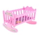 thumbnail image 2 of Lindo Bebé Muñeca Cama Mecedora Dormitorio Muebles Accesorio For20cm Muñeca Juguete Rosa, 2 of 3