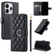 thumbnail image 4 of Funda Acolchada con Anilla y Correa para Xiaomi Poco M7 Pro 5G Slots para Tarjetas Negro, 4 of 5