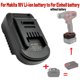 thumbnail image 1 of Para Ma*kita Batería Li-ion de 18V Convertir a para Ein*hell Herramienta Eléctrica de Energía MT18EIN Adaptador de Batería para Ma*kita BL1830 BL1850 BL1860, 1 of 7