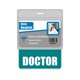 thumbnail image 3 of Soporte de credencial Scrubs and Stuff LLC Sobredimensionado color verde azulado, 3 of 4