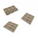 thumbnail image 1 of 3x Cavidad Silicona Aroma Cera Tablet Mold Cera Jabón Vela Molde Redondo, 1 of 1