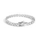 thumbnail image 1 of Pulseras de Tenis de 4 X 4 Mm para Mujer Chapadas en Oro de 18K Clásicas con Diamante Simulado Pulsera de Tenis Corte Corazón Pulseras de CZ para Mujer Boda Nupcial Graduación Cumpleaños Joyería, 1 of 7