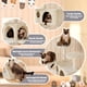 thumbnail image 5 of Torre para Gatos Yaheetech 137 cm con Condominio y Poste para Rascar, 5 of 9