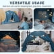 thumbnail image 4 of Carpa para Cama Individual Razee para Niños, Casa de Juegos Interior Azul, 4 of 7