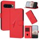 thumbnail image 1 of Funda Cartera Fibra de Carbono para Google Pixel 10 Pro XL con Soporte y Cierre Magnético Rojo, 1 of 6