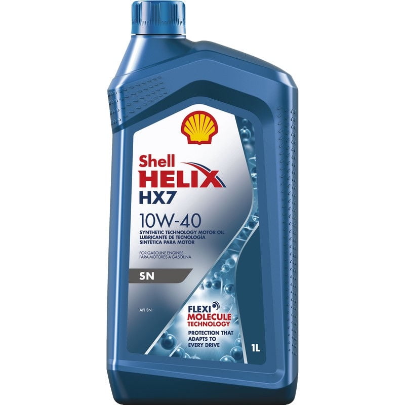 Aceite De Motor Sintetico 10w-40 Helix Hx7 Gasonila 1 Lt 1 L Shell