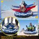 thumbnail image 3 of Tubo de nieve inflable resistente con cubierta de tela duradera, trineo de nieve premium para niños y adultos, diversión de invierno al aire última intervensión, 3 of 9
