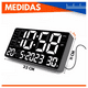 thumbnail image 2 of Reloj Pared Digital Dia Fecha Hora Temporizador Led Blanco, 2 of 3