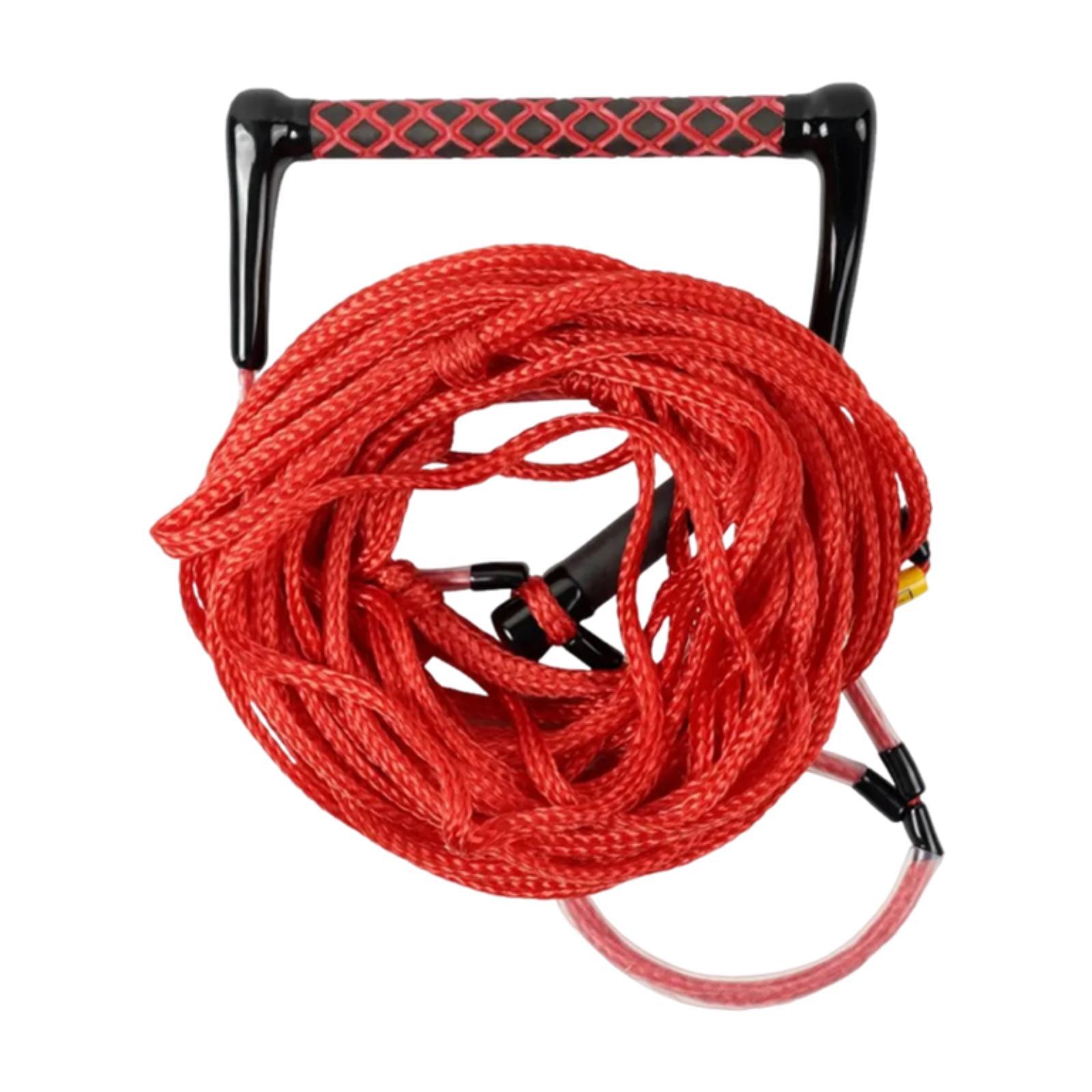 Magideal - Cuerda De Esquí Acuático De 75 Pies Para Wakeboard, Agarre Cómodo, Multifuncional, Accesorios Profesionales, Mango De Eva, Cuerda De Remolque Antidesl