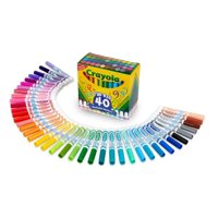 Set De Marcadores Crayola Ultra Limpios Lavables (40 Unidades) Para Niños