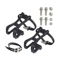 Magideal - Correas De Pedal De Bicicleta Clips De Pedal Correas Cinta Cinturón Piñón Fijo Correa De Pies De Bicicleta Portátil Tiras De Reposapiés Para Bicicleta 4 Correas