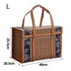 thumbnail image 1 of 1pc Folding Picnic Basket: Perfect for Easter, Wine, Candy, Gifts, Travel & More!, 1 of 5