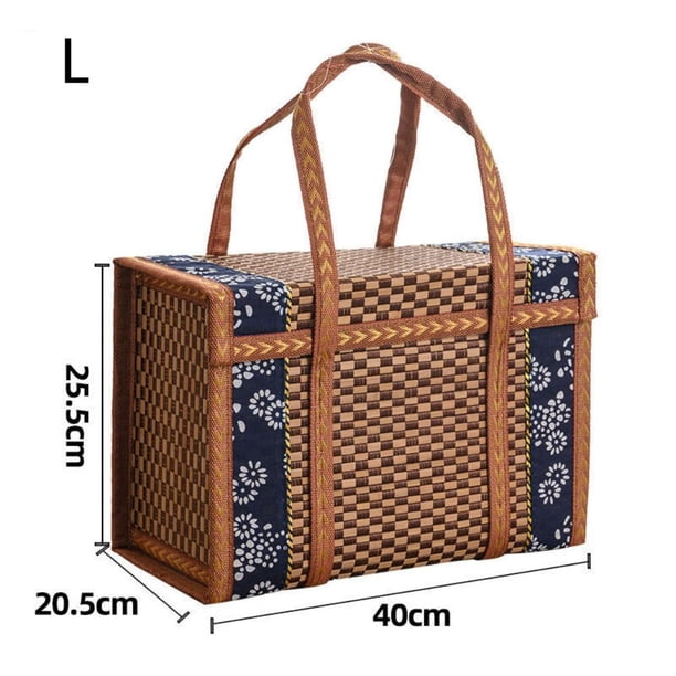 1pc Folding Picnic Basket: Perfect for Easter, Wine, Candy, Gifts, Travel & More!