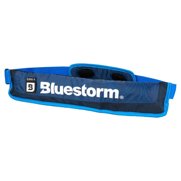 Chaleco Salvavidas BLUESTORM Cirro 16 Inflable Manual en Cinturón