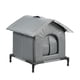 thumbnail image 4 of Casa para Gatos Refugio para El Frío Cubículo para Gatitos Vivienda para Mascotas con Protección Aislante Y Portátil con Cojín Suave Adecuado para Po L, 4 of 5