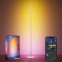 Lámpara De Pie Govee Rgbic Basic Led Corner Works Con Alexa Blue