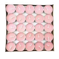 Genmérico - Set De 50 Velas Decorativas Rosadas