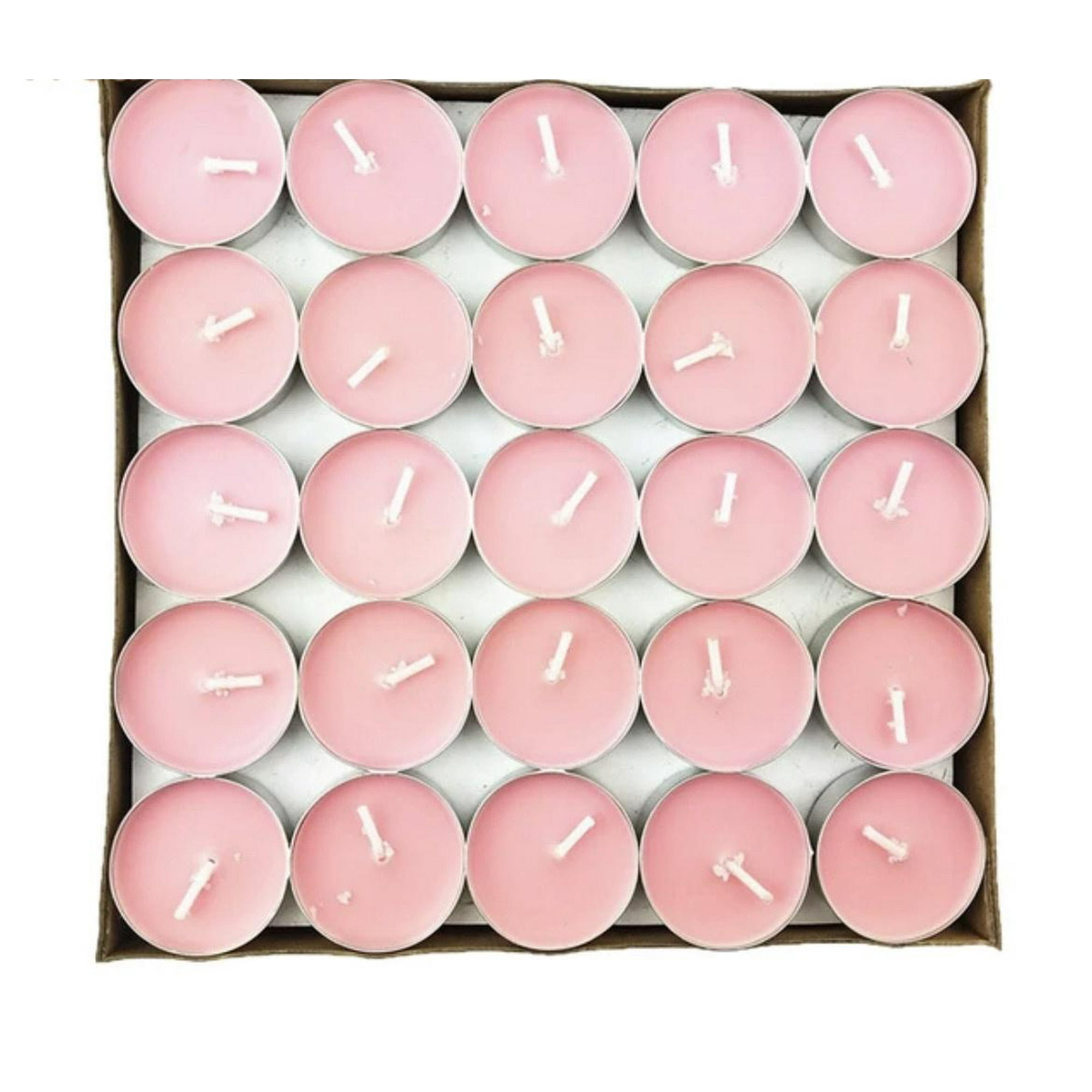 Genmérico - Set De 50 Velas Decorativas Rosadas