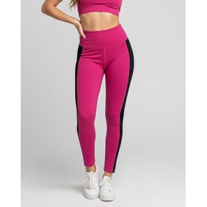 Flix Spa - Calza Mujer Algodón Nacional Tiro Alto Con Franja Lateral Alta Calidad