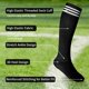thumbnail image 5 of Espinilleras de fútbol MEIXINZHI para niños, jóvenes y adultos, negras, XL, 5 of 7