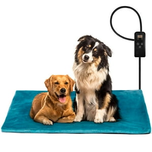 Almohadilla Térmica Para Mascotas Niubya Para Perros Y Gatos Con Temporizador Y Temperatura