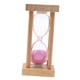 thumbnail image 3 of Reloj De Arena Con Marco Cuadrado De Madera De 5 Minutos, Reloj De Arena Con Temporizador, Color Rosa, 3 of 3