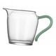 thumbnail image 3 of Taza De Cristal Con Asa Ergonómica Transparente Para Flores Y Hojas De Té Sueltas, Color Verde, 3 of 3
