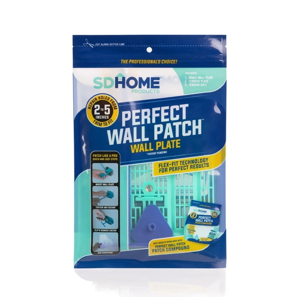 Placa de reparación de orificios Wall Patch SDHome de 2 a 5" - 1 unidad