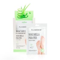 Flamenco - Mascarilla Para Pies Exfoliante E Hidratante De Aloe Vera