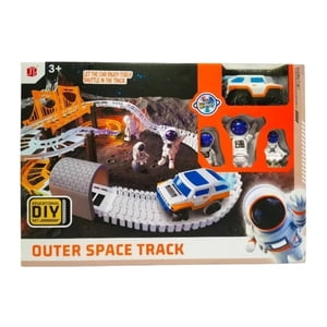 Total Click - Juguete Pista De Autos Astronautas 39 Piezas Infantil