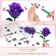 thumbnail image 5 of Set de construcción VINTOP Ramo de flores, kit DIY de 701 piezas, 5 of 7