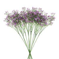 Flores Artificiales Uxcell Púrpura 12 Piezas