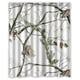 thumbnail image 1 of Cortina de ducha de camuflaje con diseño de árbol y ganchos, tamaño 60 x 72 pulgadas, 1 of 3