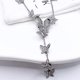 thumbnail image 3 of Collar Mil Mariposas, Circonita Pavé, Regalo  Plateado, 3 of 6