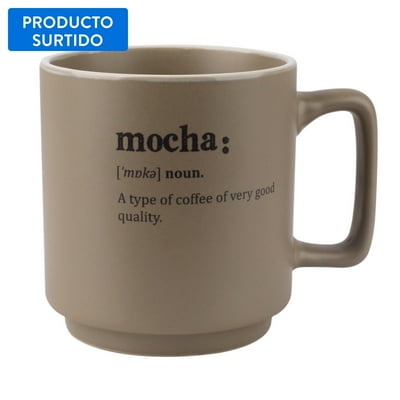 Tazón Letter 1 Pieza Gres, Color Surtido 1 Un  Mainstays