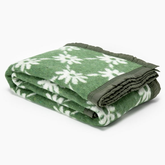 Frazada Jacquard Punto 1 P Verde
